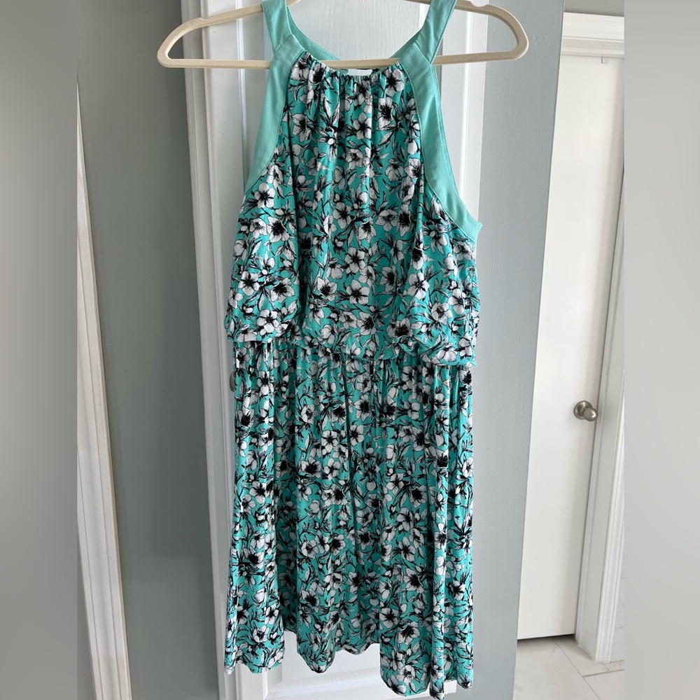 Skies Are Blue Stitch Fix Floral Halter Dress, size Medium